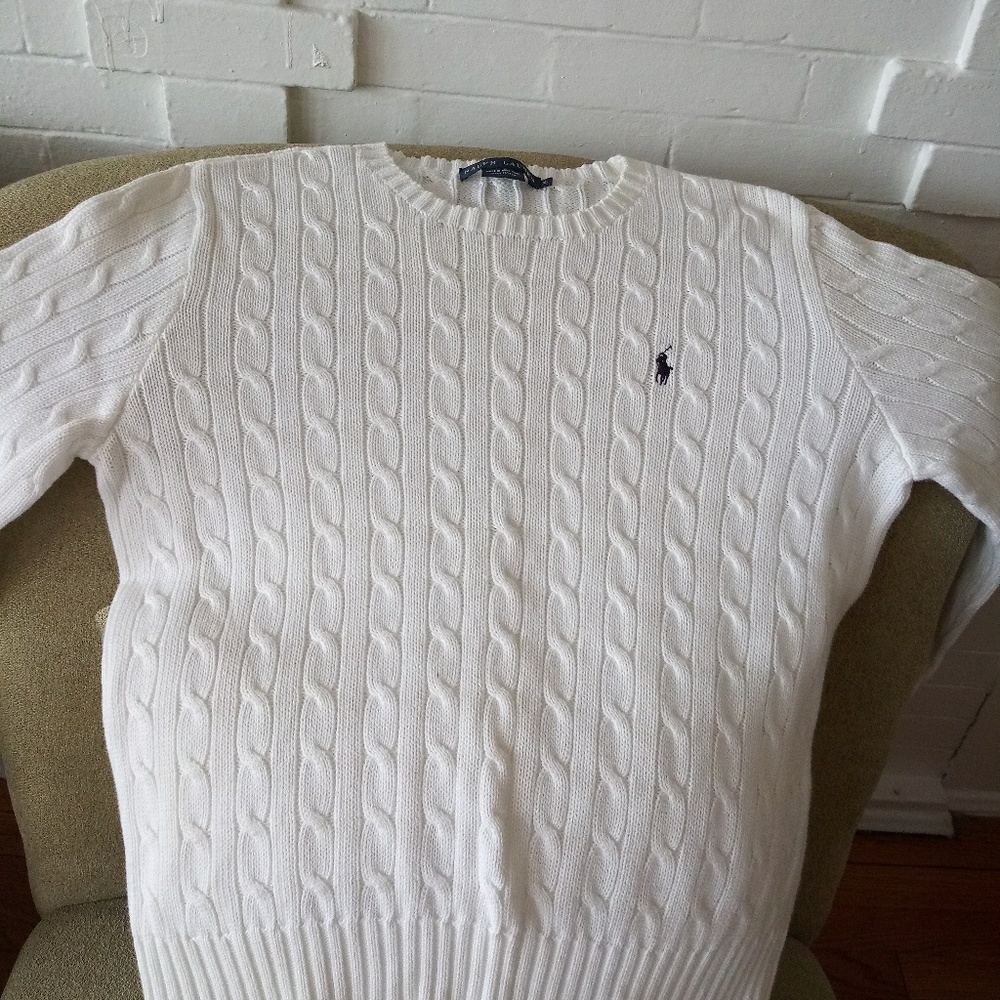 Ralph Lauren white sweater